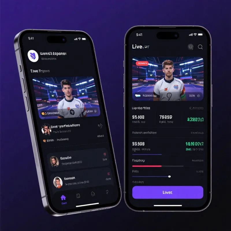 LCP Esports App Interface